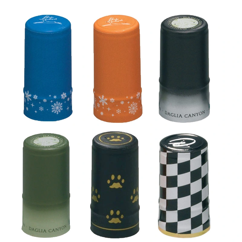 Custom Design PVC Heat Shrinkable Film Wine Capsule